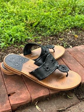Original Jacks Sandal, Black thong sandals size 9
